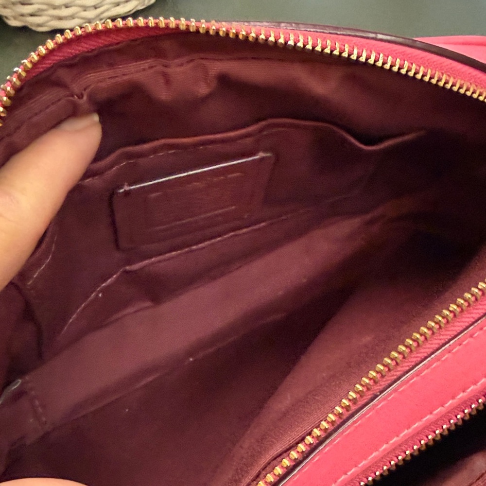 Coach Beige and Pink Crossbody Bag - Picture 11 of 13